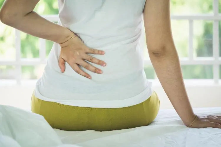 A Knee Wedge Pillow for Lower Back Pain 