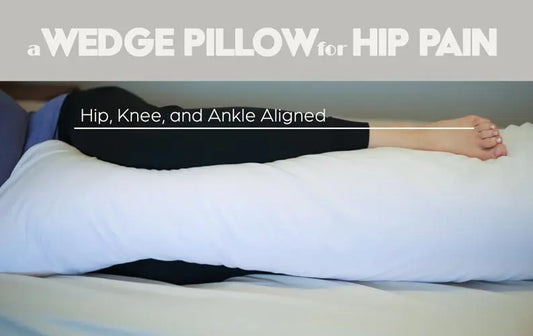 A Wedge Pillow for Hip Pain Can Help You Sleep 